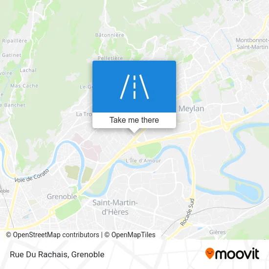Rue Du Rachais map