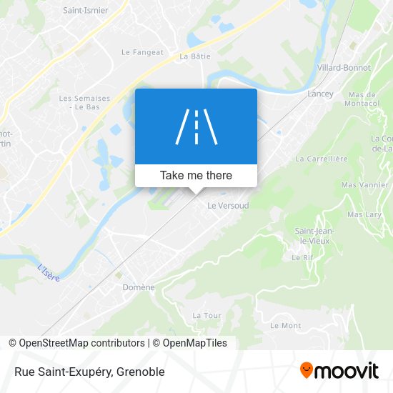 Rue Saint-Exupéry map