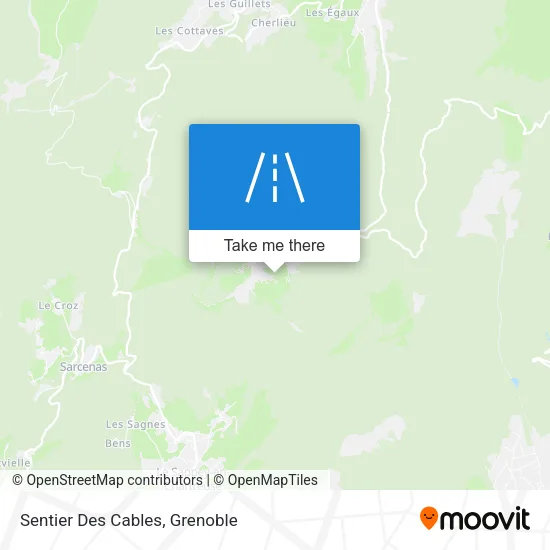 Sentier Des Cables map