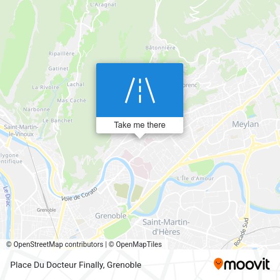 Place Du Docteur Finally map
