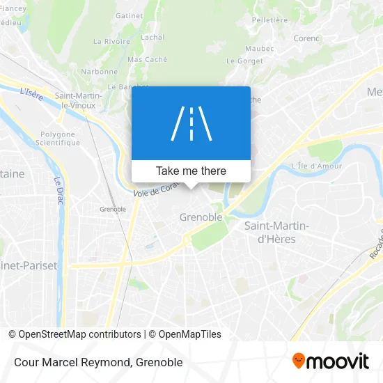 Cour Marcel Reymond map