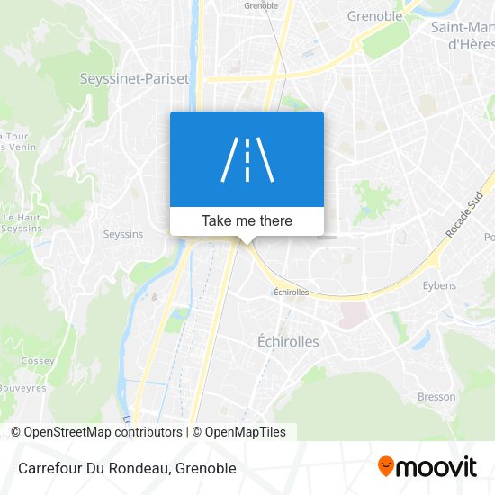 Carrefour Du Rondeau map