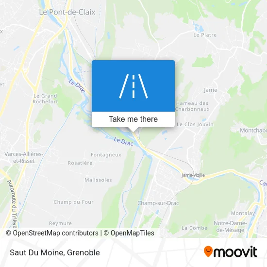 Saut Du Moine map