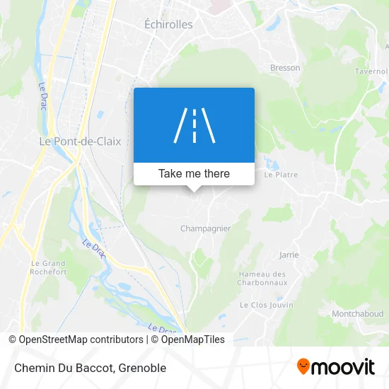 Chemin Du Baccot map