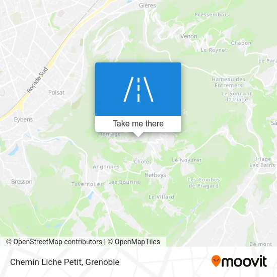 Chemin Liche Petit map