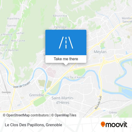 Le Clos Des Papillons map