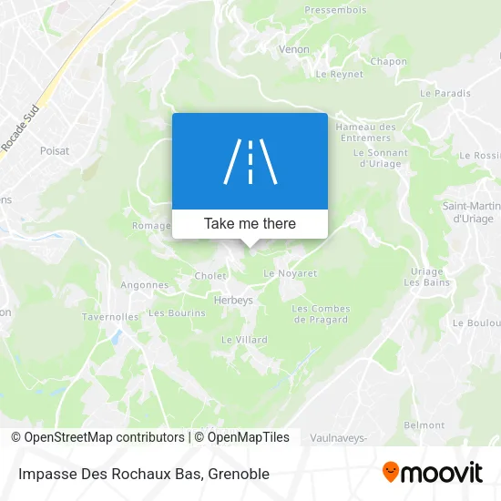 Impasse Des Rochaux Bas map