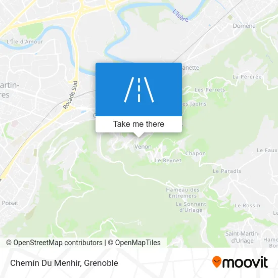 Chemin Du Menhir map