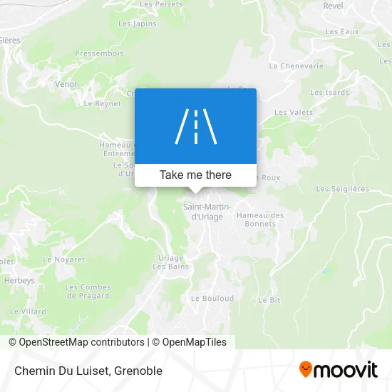 Chemin Du Luiset map