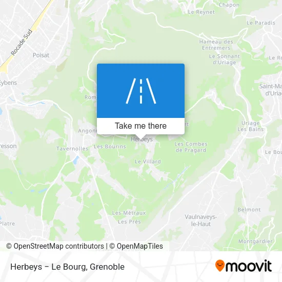 Herbeys − Le Bourg map