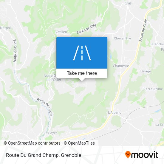 Route Du Grand Champ map