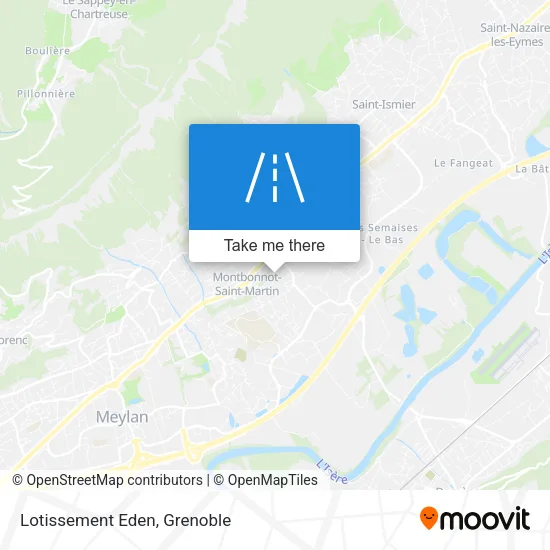Lotissement Eden map