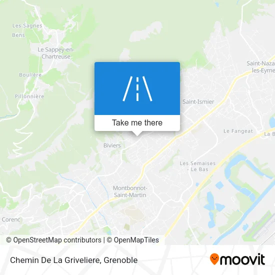 Chemin De La Griveliere map