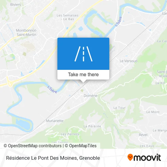 Résidence Le Pont Des Moines map
