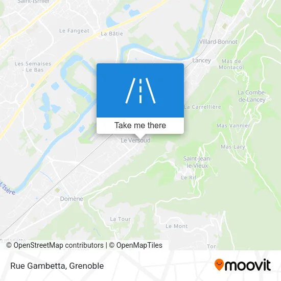 Rue Gambetta map