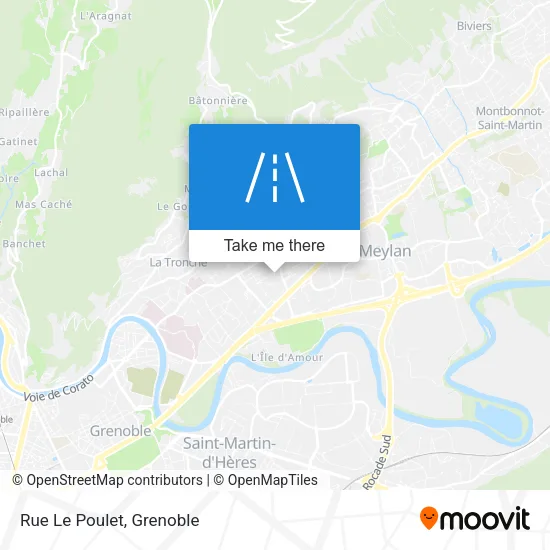 Rue Le Poulet map
