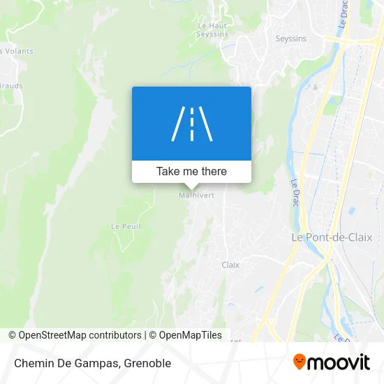 Chemin De Gampas map