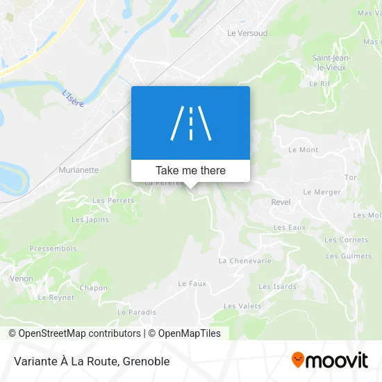 Variante À La Route map