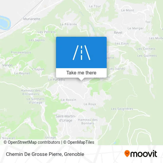 Chemin De Grosse Pierre map