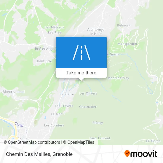 Chemin Des Mailles map