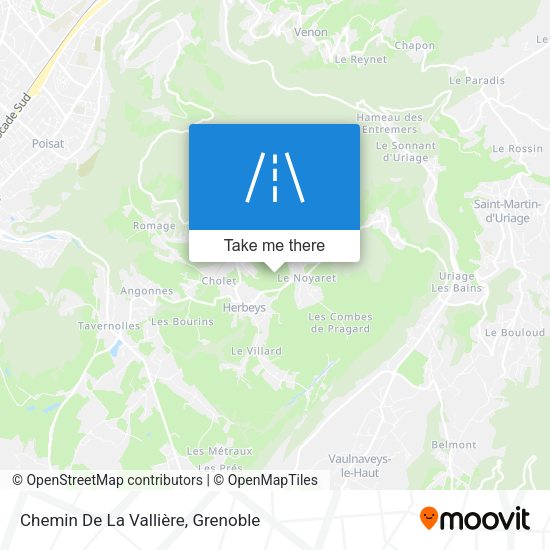 Chemin De La Vallière map