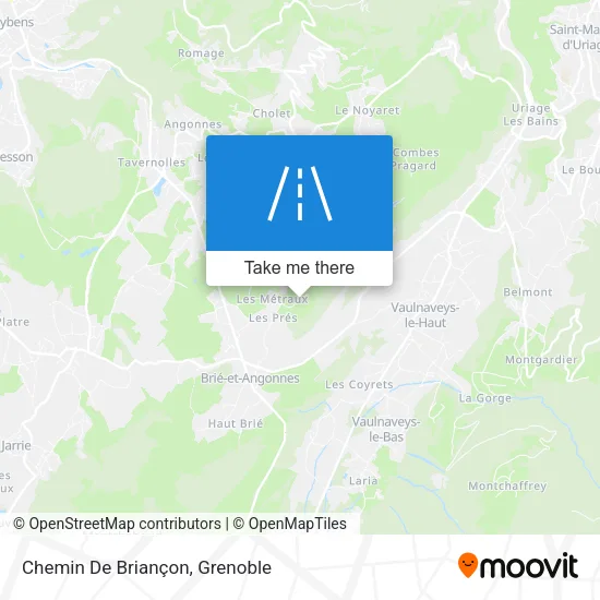 Chemin De Briançon map