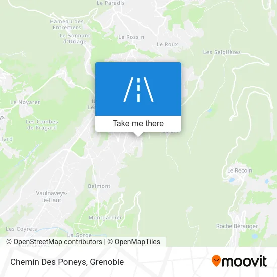 Chemin Des Poneys map