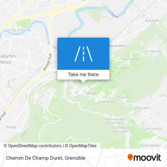 Chemin De Champ Duret map