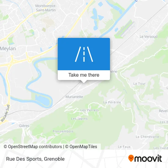 Rue Des Sports map