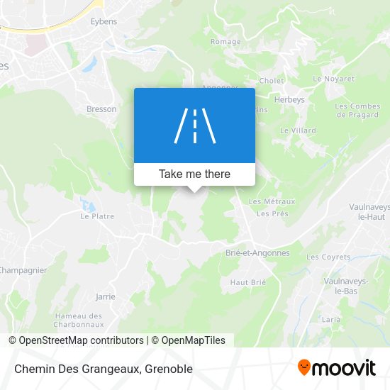 Chemin Des Grangeaux map