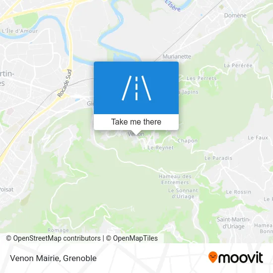 Venon Mairie map