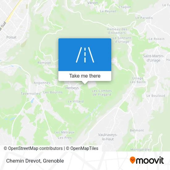Chemin Drevot map