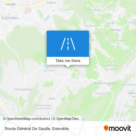 Route Général De Gaulle map