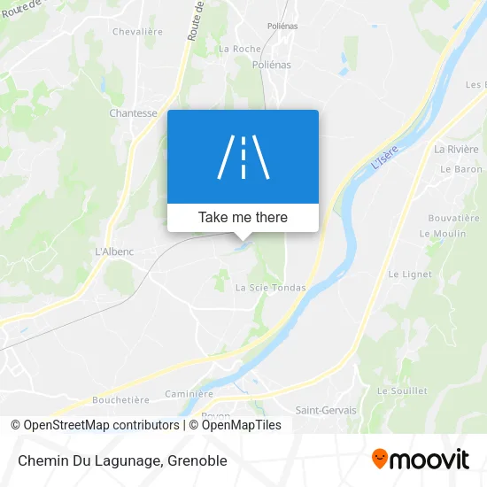 Chemin Du Lagunage map