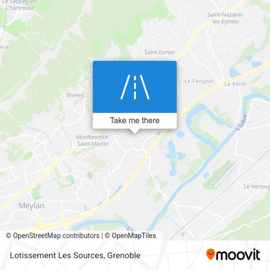 Lotissement Les Sources map