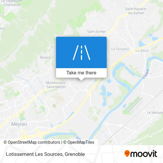Lotissement Les Sources map