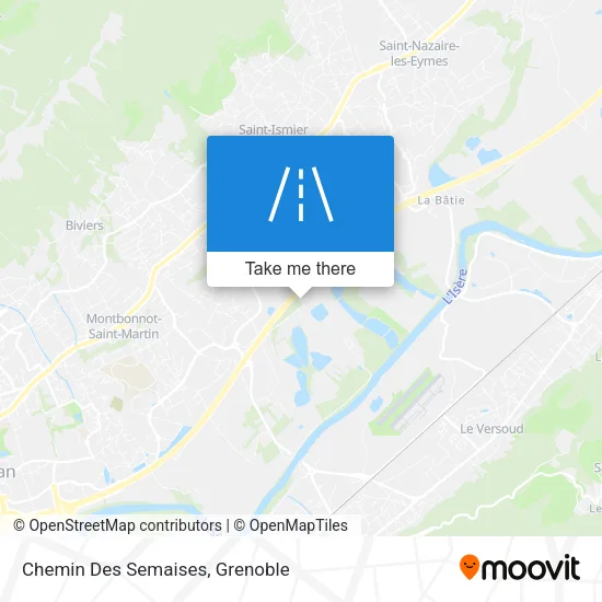 Chemin Des Semaises map