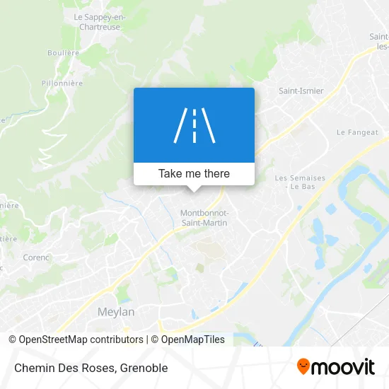 Chemin Des Roses map