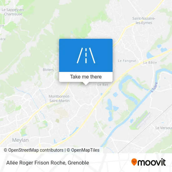 Allée Roger Frison Roche map