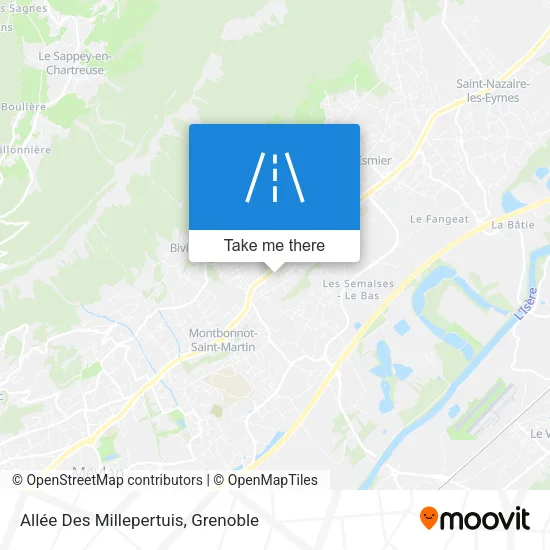 Allée Des Millepertuis map