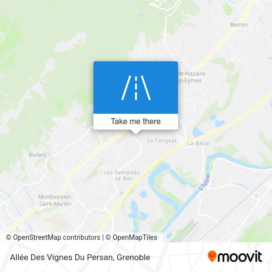 Allée Des Vignes Du Persan map
