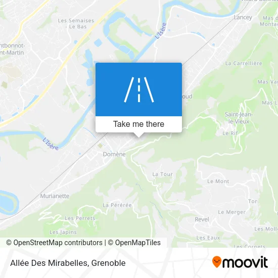 Allée Des Mirabelles map