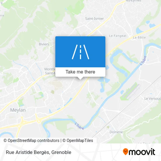 Rue Aristide Bergès map