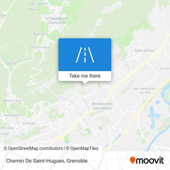 Chemin De Saint-Hugues map