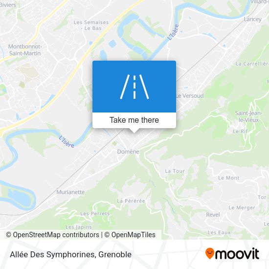 Allée Des Symphorines map