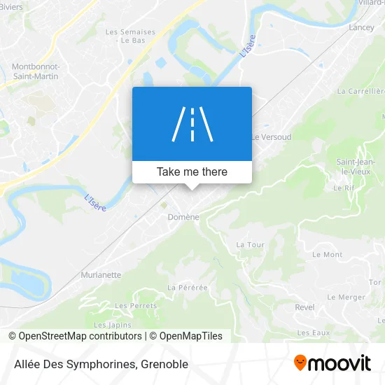 Allée Des Symphorines map