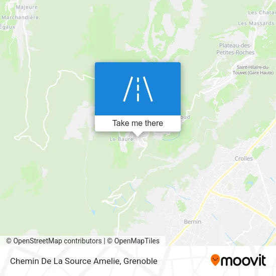 Chemin De La Source Amelie map