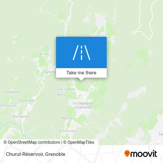Churut-Réservoir map
