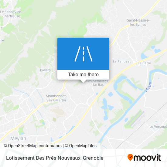 Lotissement Des Prés Nouveaux map