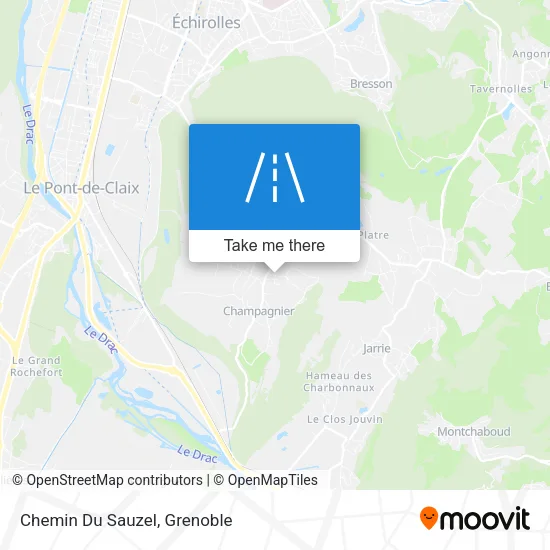 Chemin Du Sauzel map